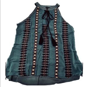 S to M Romeo & Juliet Couture Green Tank